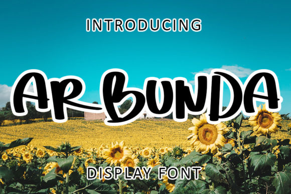 Ar Bunda: A Bold Display Font That Brings Brand Personality to Life