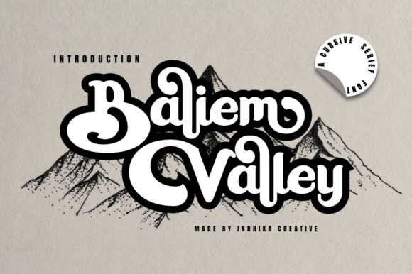 Baliem Valley: A Retro Display Font for Modern Web Design