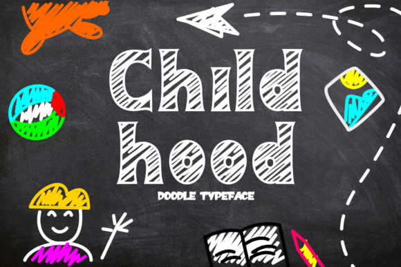 Child Hood: A Playful Display Font for Handmade Labels, Invitations, and Creative Packaging