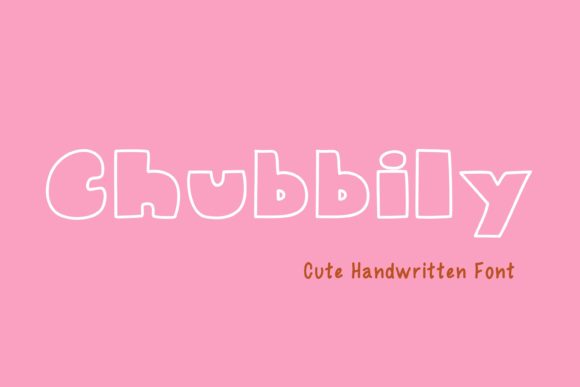 Chubbily: A Jolly Display Font for Playful Editorial Designs