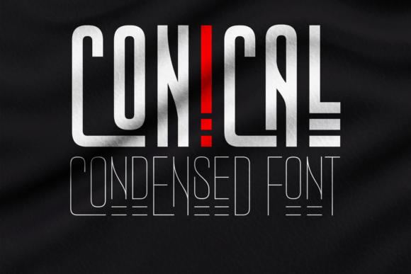 Conical: A Futuristic Display Font for Crafters and Product Designers