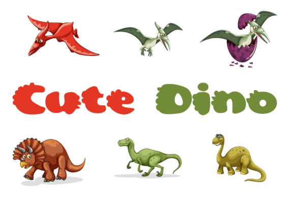 Cute Dino: The Playful Display Font That Makes Campaigns Stand Out