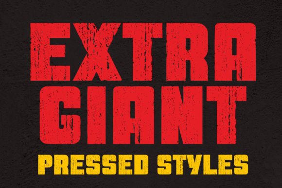 Extra Giant: A Bold Display Font That Commands Attention