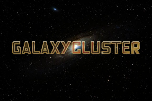 Galaxy Cluster: A Bold Display Font for Modern Editorial Design