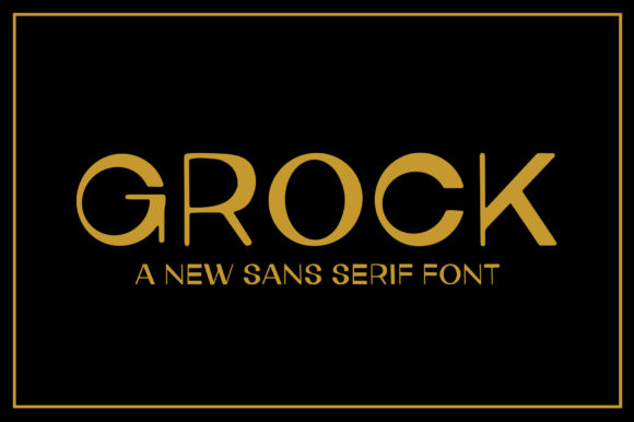 Grock: A Modern Display Font for Editorial Elegance
