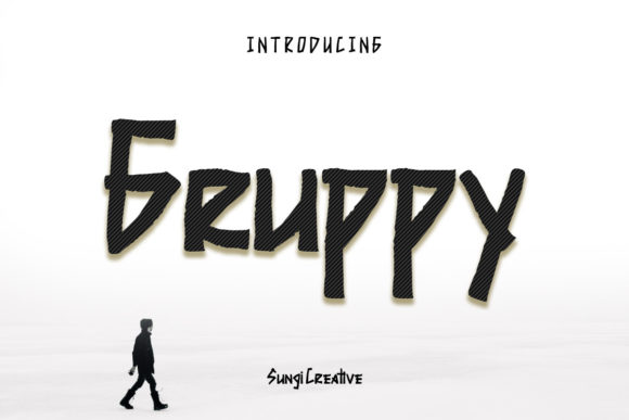 Gruppy: A Whimsical Display Font That Elevates Small Business Branding