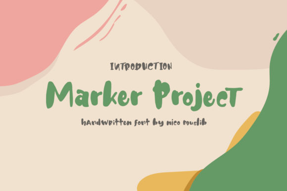 Marker Project: A Display Font That Brings Personality to Branding