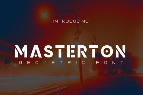 Masterton: A Bold Display Font for Modern Editorial Design