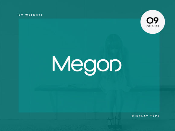 Megon Font: A Modern Display Typeface for Digital Designers