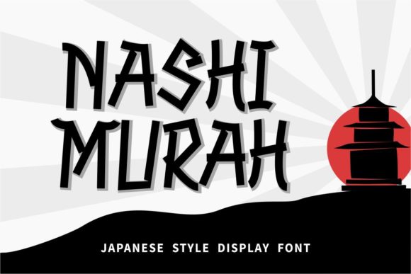Nashi Murah: A Japanese-Inspired Display Font for Campaign Visuals