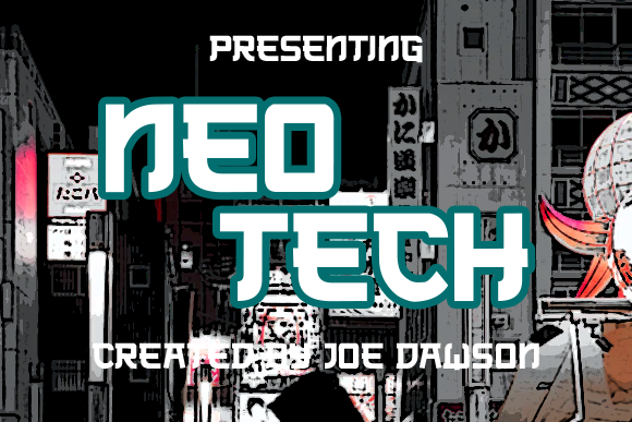 Neo Tech: A Modern Display Font for Scroll-Stopping Digital Design