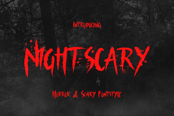 Nightscary: A Spooky Display Font for Halloween Campaigns and Beyond