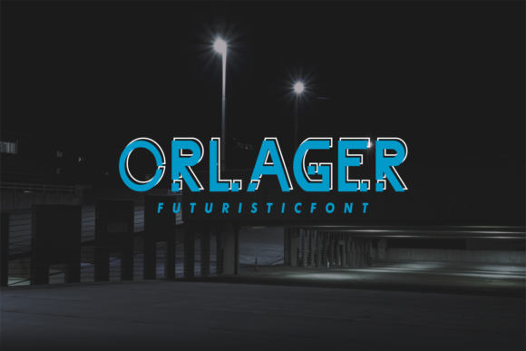 Orlager: A Futuristic Display Font That Elevates Brand Identity