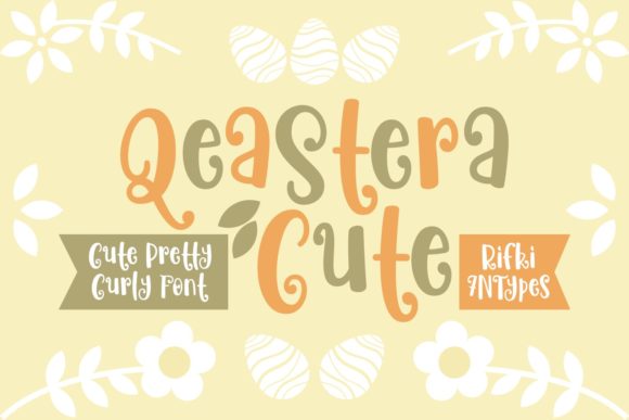 Qeastera Cute: A Sweet & Quirky Display Font for Playful Brand Designs