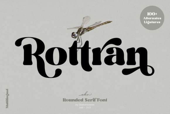 Rottran: A Bold Display Font for Web Designers Who Crave Personality