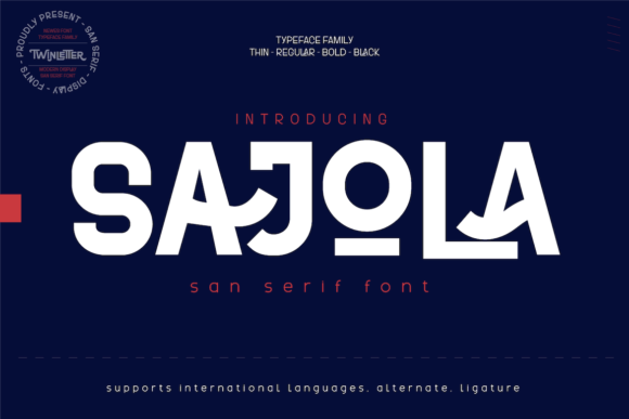 Sajola: A Techno-Inspired Display Font for Modern Branding Projects