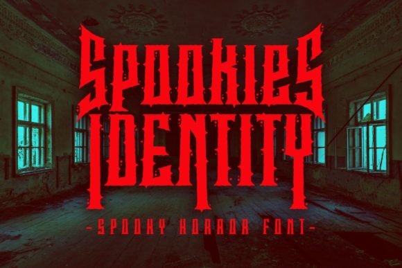 Spookies Identity: A Bold Display Font for Spooky Web Design Moments