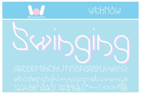 Swinging: A Playful Display Font for Bold Web Design