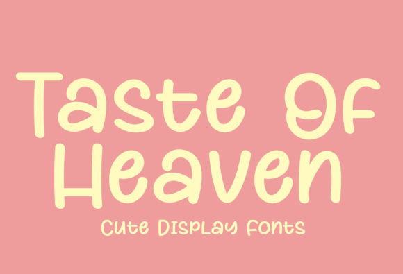 Taste of Heaven: A Font That Elevates Campaign Visuals with Charm and Clarity