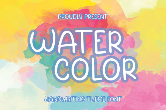 Water Color Font: Elevate Your Brand with a Cool, Casual Display Typeface